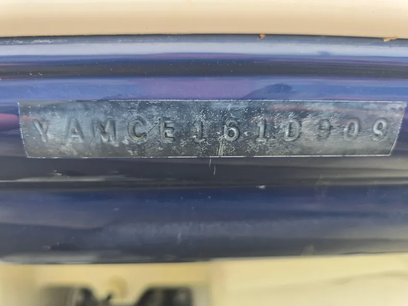 Slide: The Image of 2009 Yamaha Boats AR230 HO hull identification number plate. - 15