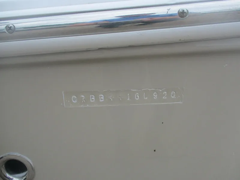 Slide: The Image of Hull identification number on 2020 Crevalle 26 HCO boat. - 23