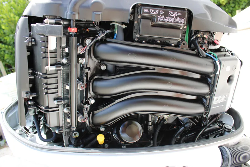 Slide: The Image of 2023 Regal LX6 engine close-up, showcasing intricate mechanical components and design. - 18