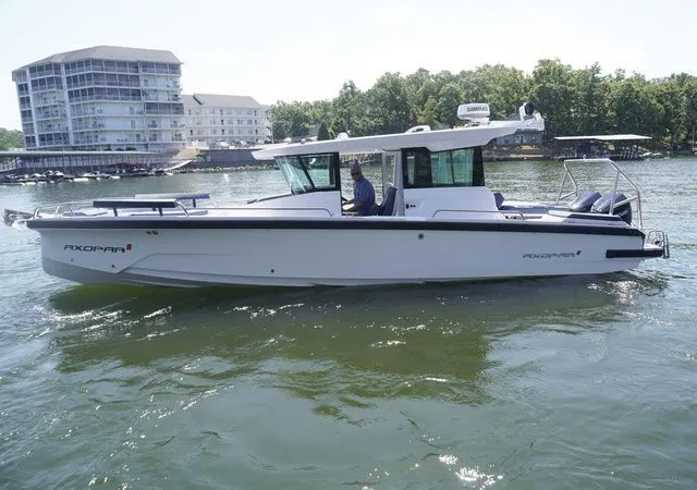 Slide: The Image of Axopar 29 XC Cross Cabin 2025 - 1