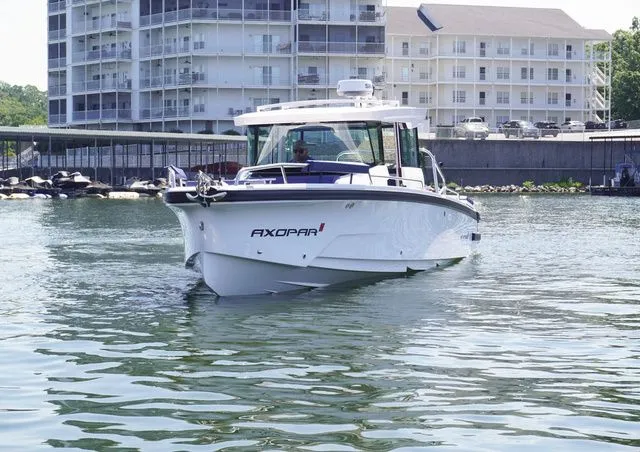 Slide: The Image of Axopar 29 XC Cross Cabin 2025 - 2