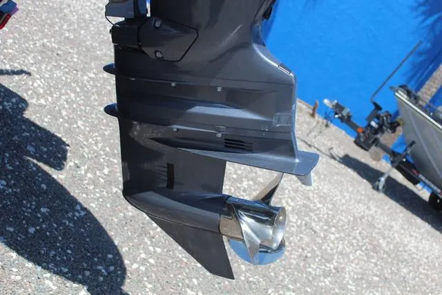 Slide: The Image of Outboard motor of 2025 Key West 188 BR boat on a sunny day. - 9