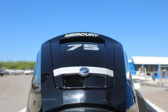 Slide: The Image of Mercury 75 horsepower outboard motor on 2021 Tracker Pro Team 175 TXW Tournament Edition boat. - 7