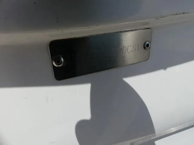 Slide: The Image of 2018 Hurricane SD 2200 OB boat identification plate with engraved details. - 17