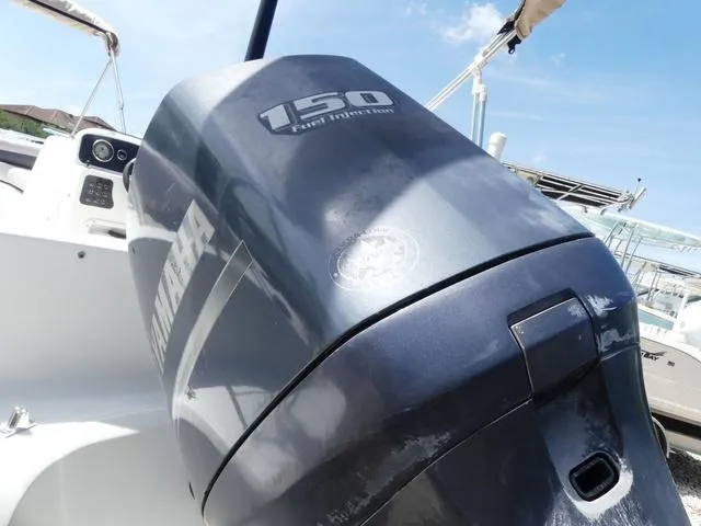 Slide: The Image of 2014 Hurricane SS 188 OB boat with Yamaha 150 outboard motor. - 6