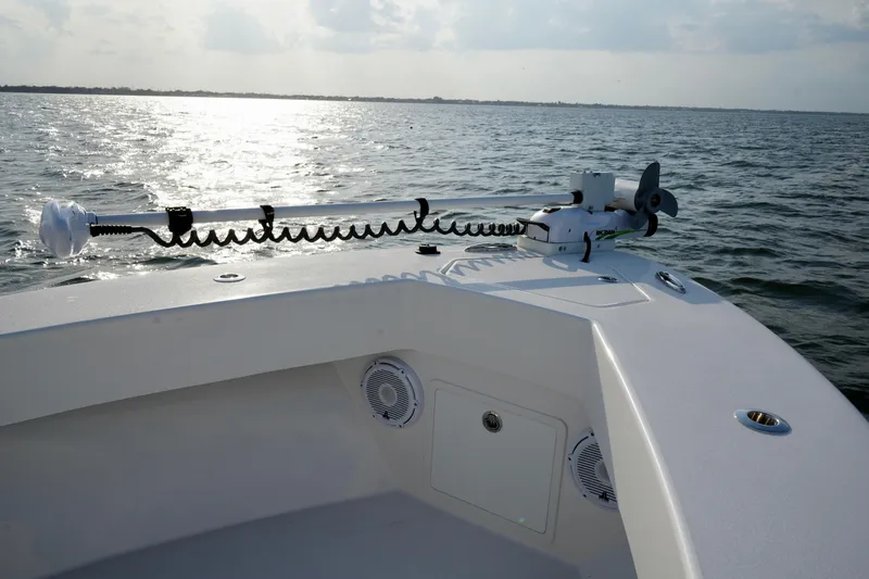 Slide: The Image of Reef Runner 23 - Bow with Trolling Motor - 17