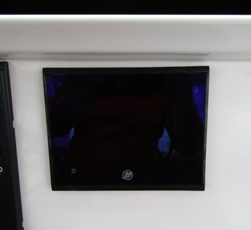 Slide: The Image of Control panel on 2022 Axopar 22 T-Top boat dashboard. - 15