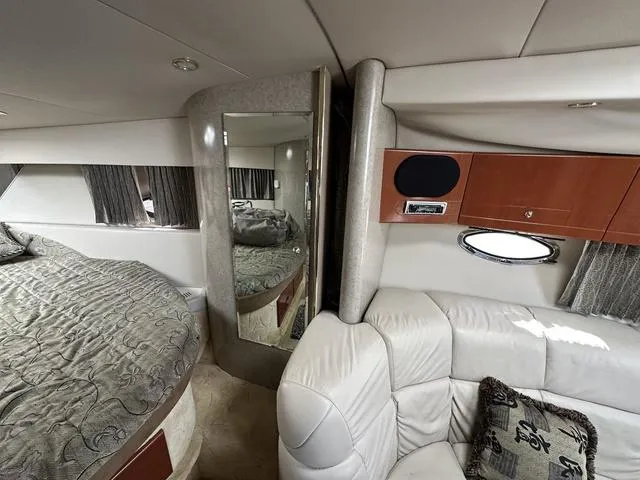 Slide: The Image of Luxurious interior of a 2004 Formula 37PC yacht with plush seating and elegant decor. - 20