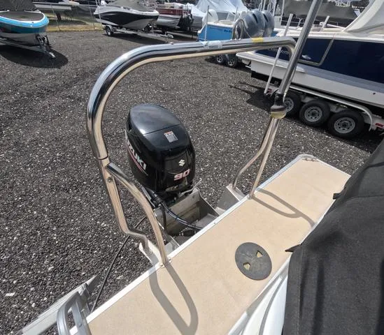 Slide: The Image of 2018 Sweetwater SW 2086 C boat with Suzuki 90 engine, trailer included. - 15