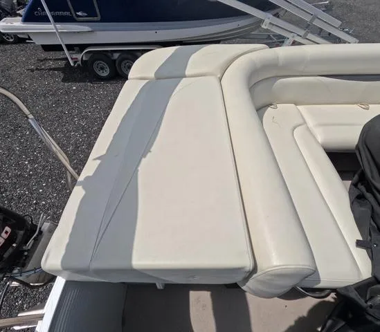 Slide: The Image of 2018 Sweetwater SW 2086 C boat with white leather seating, fresh water only, trailer included. - 16