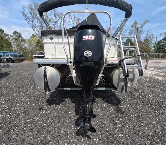 Slide: The Image of 2018 Sweetwater SW 2086 C pontoon boat with 90 HP motor, trailer included. - 5