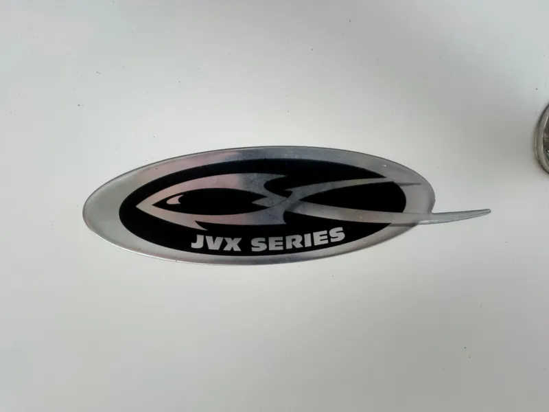 Slide: The Image of 2017 Carolina Skiff JVX Series logo on a white background. - 38
