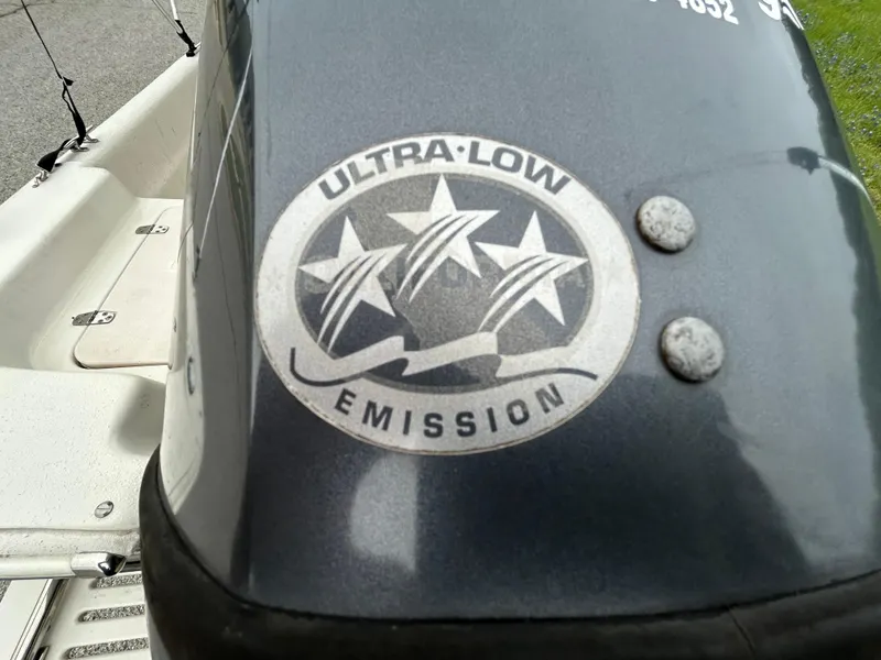 Slide: The Image of 2017 Carolina Skiff JVX Pre-Rig Series 18 with ultra-low emission engine sticker. - 9