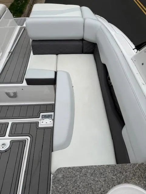 Slide: The Image of 2013 Regal 2700 Bowrider interior with sleek seating and modern design. - 19