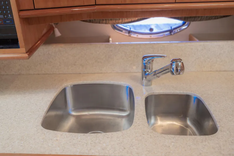Slide: The Image of Double Stainless Steel Sink - 23