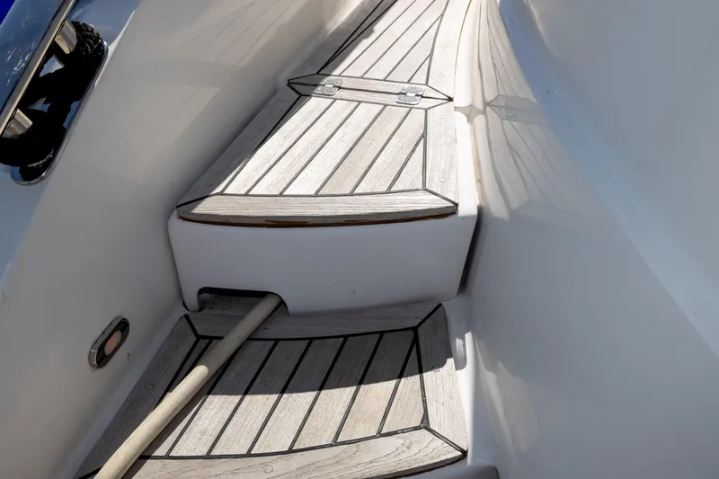 Slide: The Image of Bonded Teak Decks Within Hidden Cable Entry - 6