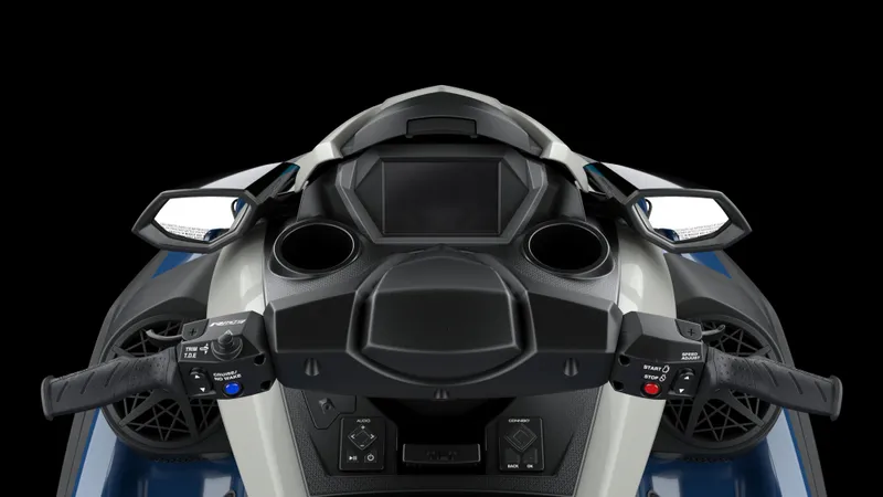 Slide: The Image of 2025 Yamaha Waverunner FX Limited SVHO dashboard with advanced controls and display. - 4
