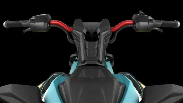 Slide: The Image of 2025 Yamaha Waverunner Jet Blaster Pro 2up handlebars, sleek design, black background. - 7