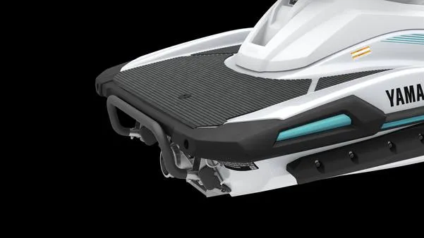 Slide: The Image of 2025 Yamaha Waverunner VX Deluxe rear view, showcasing sleek design and advanced features. - 10