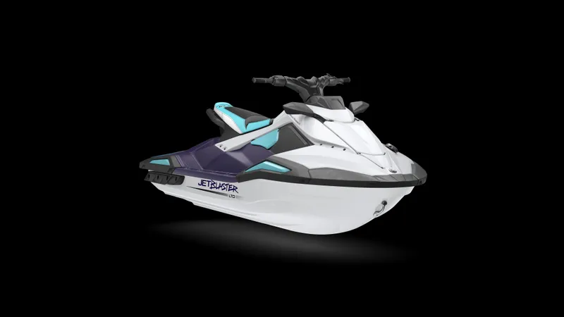 Slide: The Image of 2025 Yamaha Waverunner Jet Blaster LTD 3UP, sleek design, black background. - 6