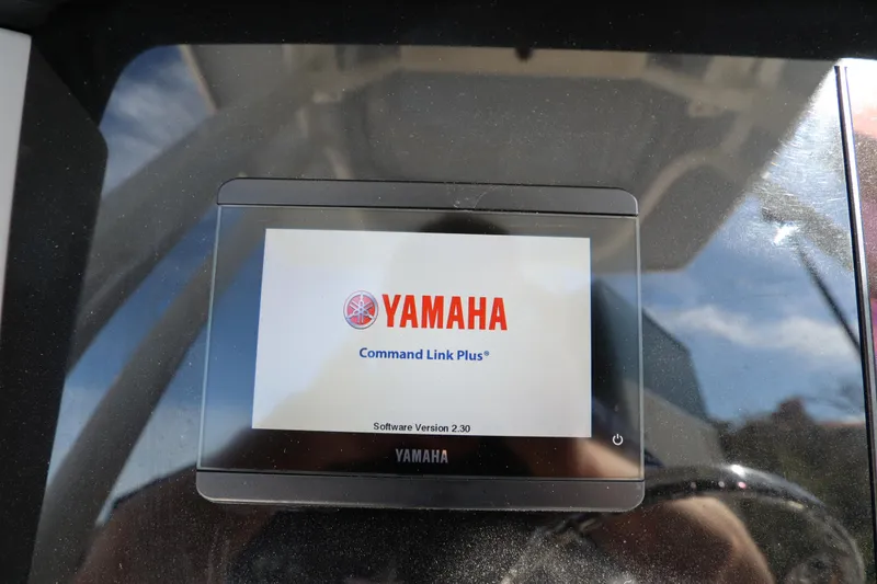 Slide: The Image of Yamaha Command Link Plus display on 2021 Robalo R242 Explorer boat. - 23