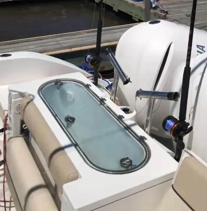 Slide: The Image of 2017 Sea Fox 288 Commander fishing boat with rod holders and seating. - 23