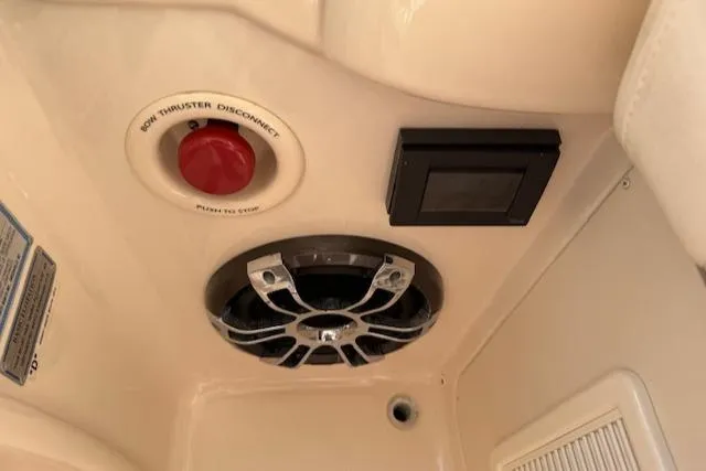 Slide: The Image of 2021 Grady-White Freedom 335 boat interior with speaker and control panel. - 47