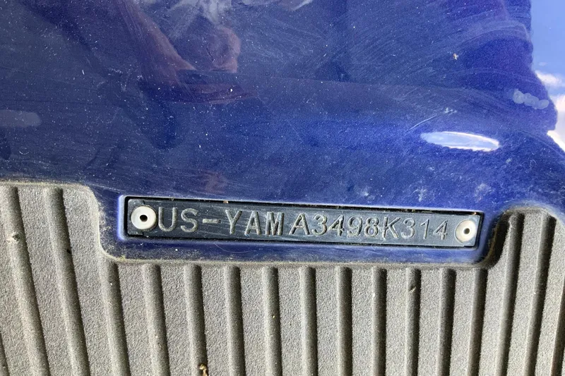 Slide: The Image of Close-up of a 1997 Lakeview 16 x 65 boat identification plate. - 10