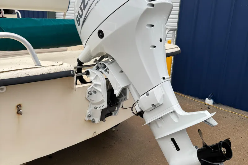Slide: The Image of 2001 Carolina Skiff 17 Center Console with new Suzuki 40HP outboard motor. - 8