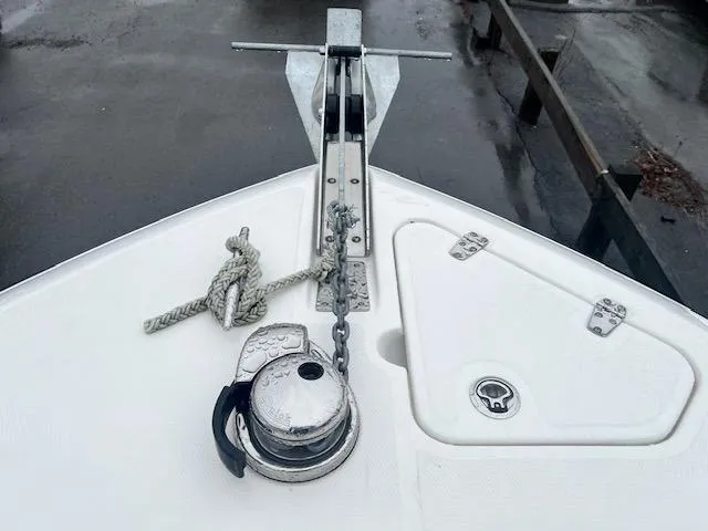 Slide: The Image of Bow of 2016 Boston Whaler 250 Outrage with anchor and winch system. - 24
