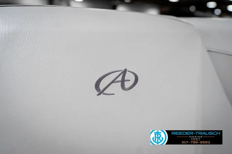 Slide: The Image of 2025 Avalon 2285 LSZ CRB interior detail with logo, Reeder-Trausch branding. - 44