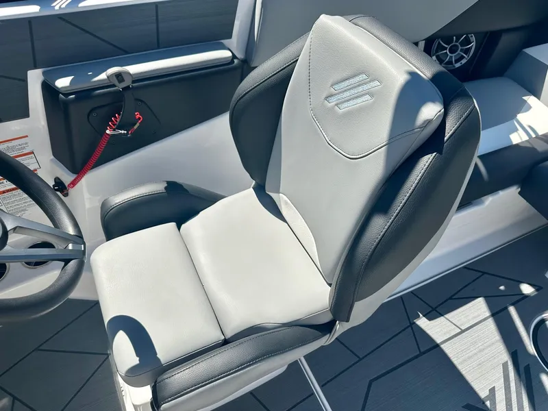 Slide: The Image of 2024 ATX Surf Boats 20 Type-S captain's chair, featuring sleek design and comfortable seating. - 10