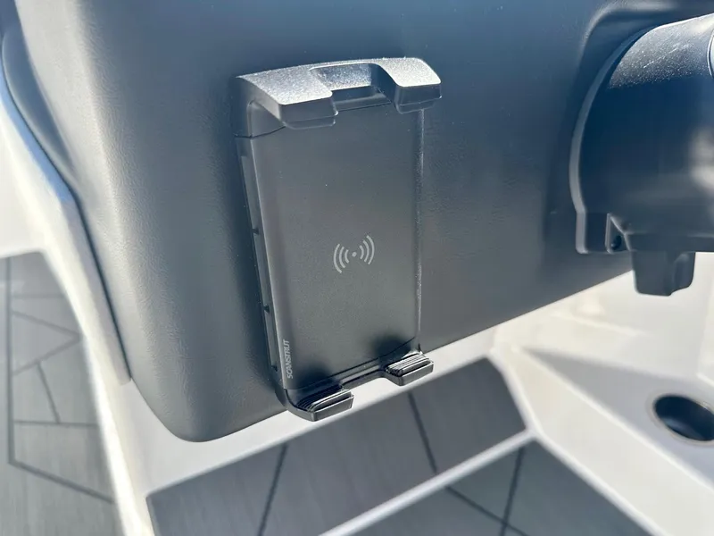 Slide: The Image of 2024 ATX Surf Boats 20 Type-S wireless charging station detail. - 11