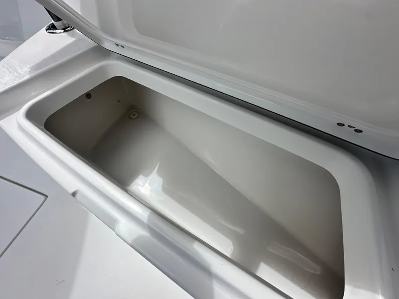 Slide: The Image of Open storage compartment on 2025 Sea Pro 292 Offshore boat. - 40