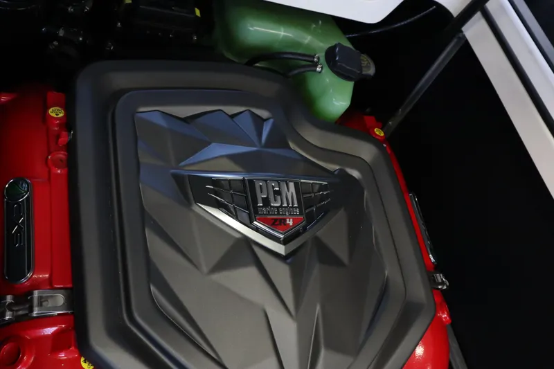 Slide: The Image of Engine of 2020 Nautique Super Air Nautique 230 with PCM branding. - 35