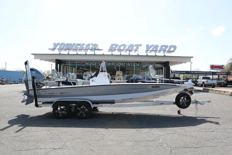Slide: The Image of 2022 Xpress H22B boat on trailer at Yowell's Boat Yard. - 0