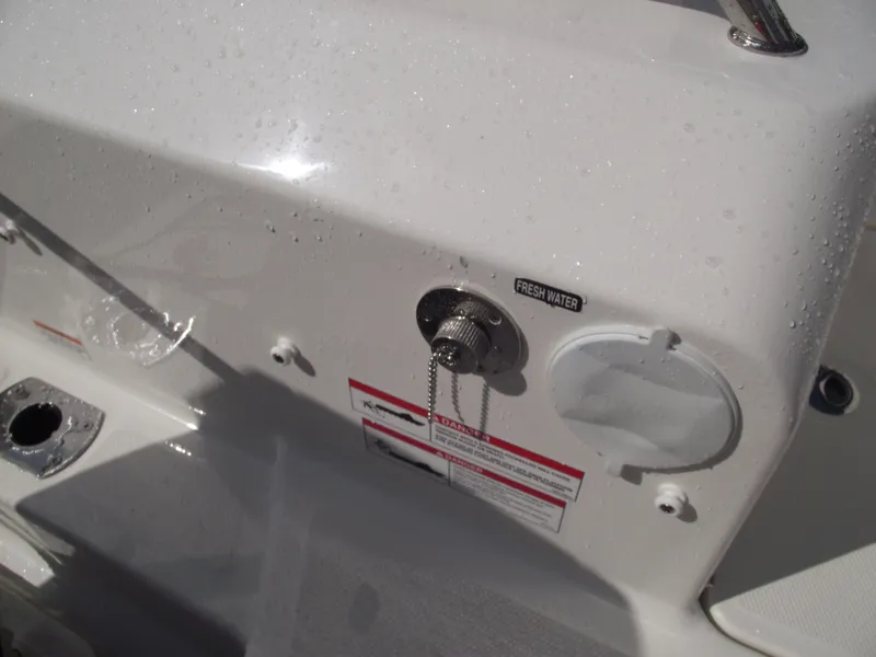 Slide: The Image of 2025 Bayliner Trophy T22SC boat, fresh water connection detail. - 41