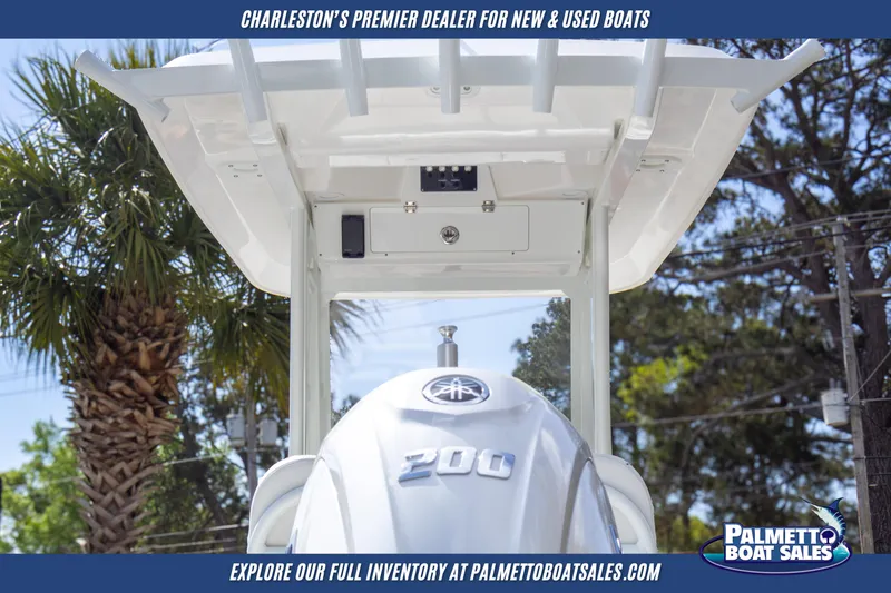Slide: The Image of 2025 Sea Fox 228 Commander boat displayed at Palmetto Boat Sales, Charleston. - 4
