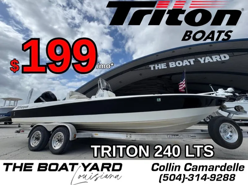 Slide: The Image of 2007 Triton 240 LTS boat for sale at The Boat Yard, $199/month offer. - 1