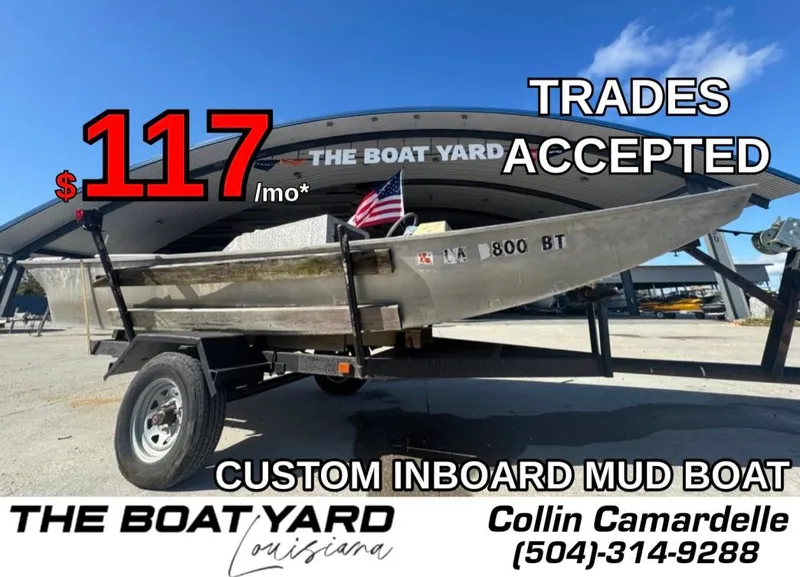 The Image of Custom 1984 inboard mud boat for sale at The Boat Yard, $117/month, trades accepted. - 1
