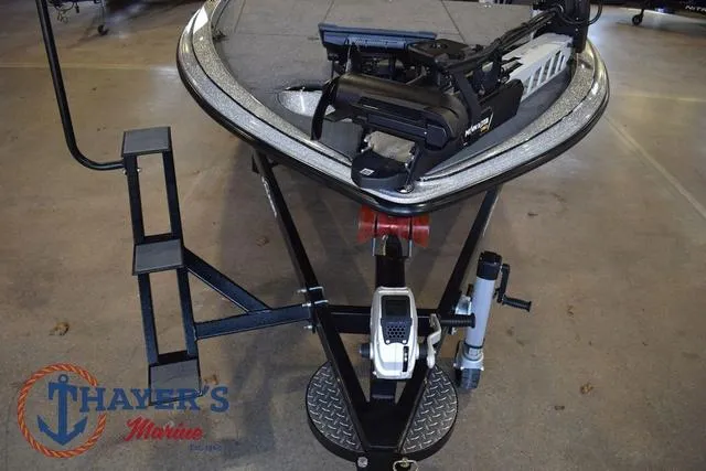 Slide: The Image of 2025 Falcon Bass Boats F20 TE on trailer at Thayer's Marine showroom. - 9