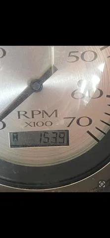 Slide: The Image of Close-up of a Bennington 2550 RCL 2011 RPM gauge displaying 1539 RPM. - 10