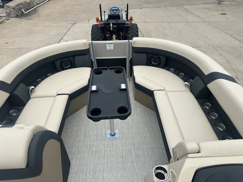 Slide: The Image of Interior of a 2025 Berkshire CTS Series 24UL pontoon boat. - 13