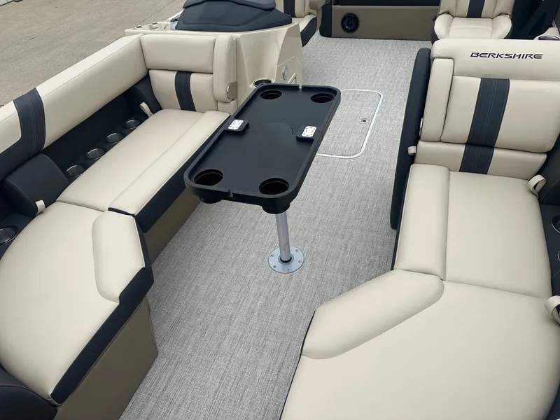 Slide: The Image of Interior of a 2025 Berkshire CTS Series 24UL pontoon boat. - 14