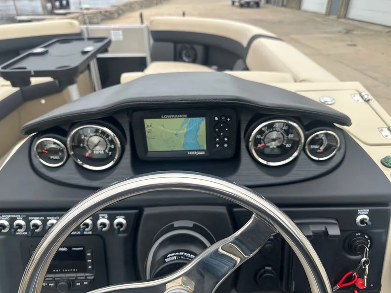 Slide: The Image of Dashboard of a 2025 Berkshire CTS Series 24UL CTS boat. - 5