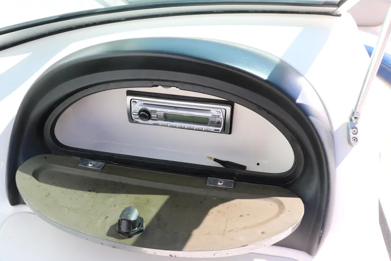 Slide: The Image of Sony marine stereo system in a 2011 Sea Ray 205 Sport boat. - 30