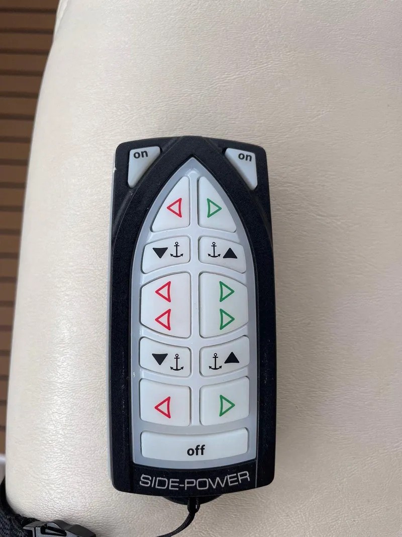 Slide: The Image of Remote control for Side-Power thruster on 2008 Chaparral 310 Signature boat. - 8