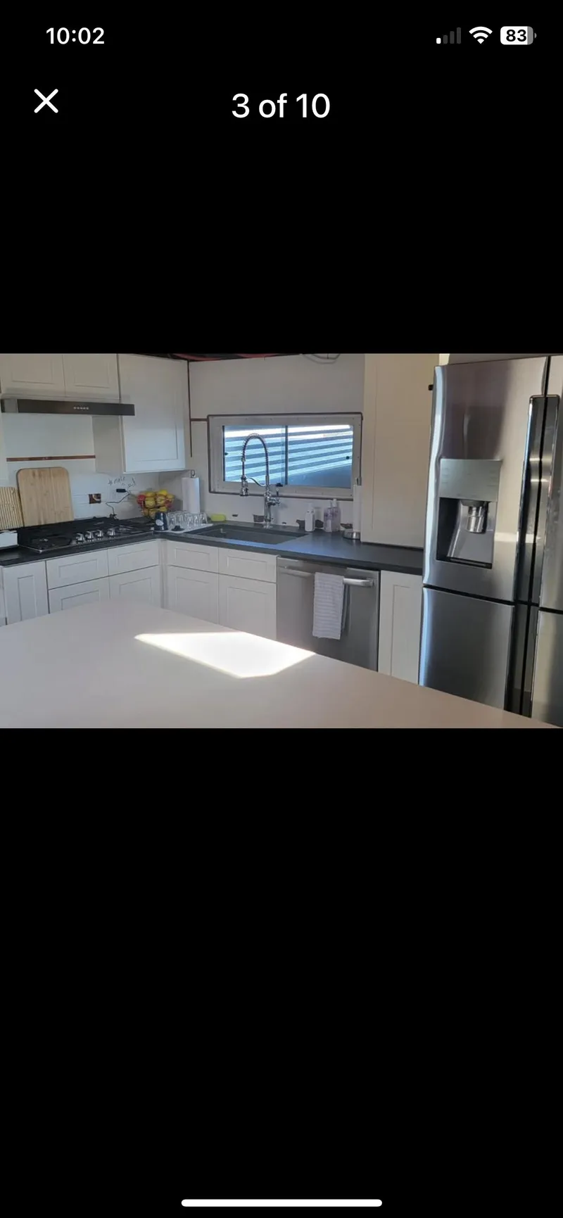 Slide: The Image of Modern kitchen interior on 1997 Tarrab Motor Yacht with stainless steel appliances. - 3