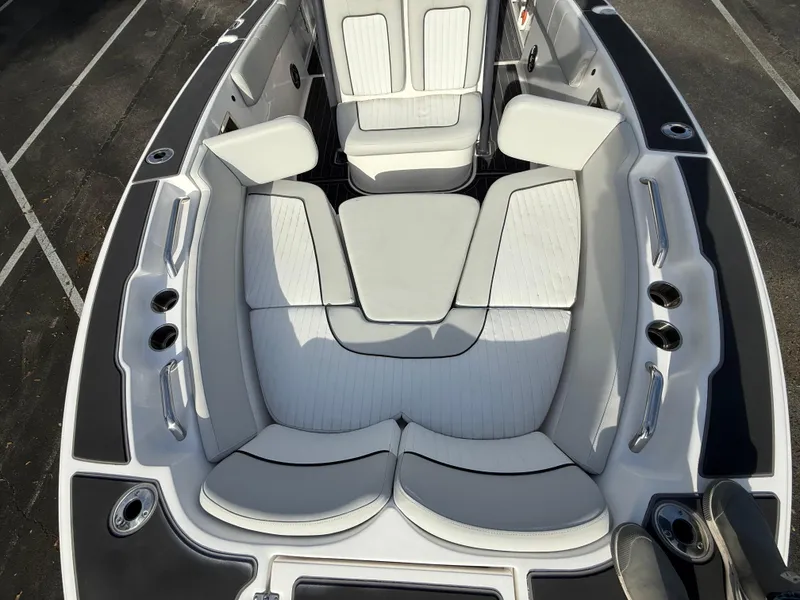 Slide: The Image of 2021 Sea Fox 248 Commander boat with spacious seating and sleek design. - 25