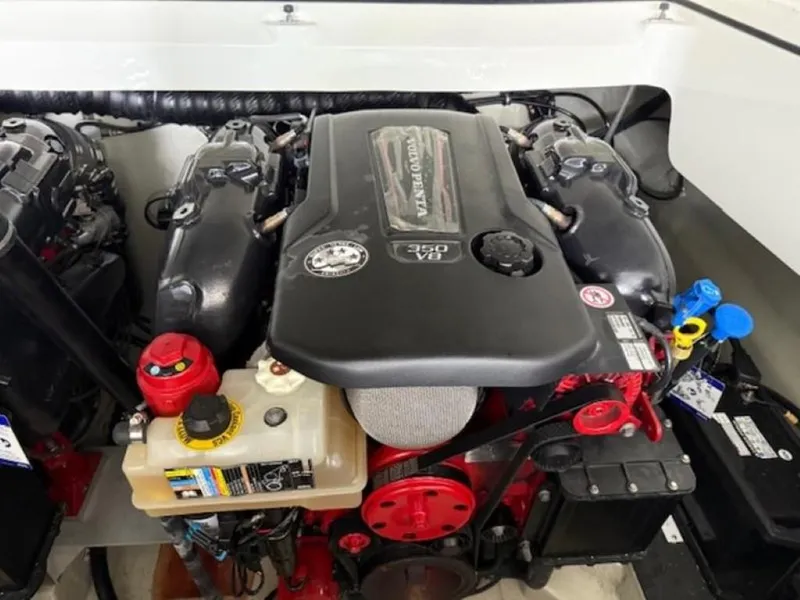 Slide: The Image of 2020 Cobalt R30 engine compartment with a powerful V8 engine. - 18